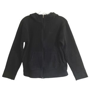 Patagonia Synchilla Jacket Women Medium Black Fleece Vintage Full-Zip Hoodie